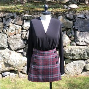 Gap plaid skirt